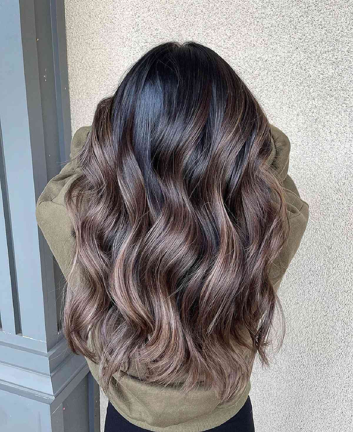 Ash Blonde Babylights with Balayage