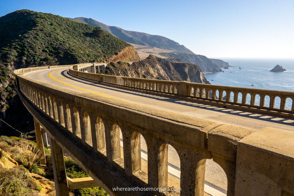Bixby Bridge, an iconic landmark in Big Sur, California