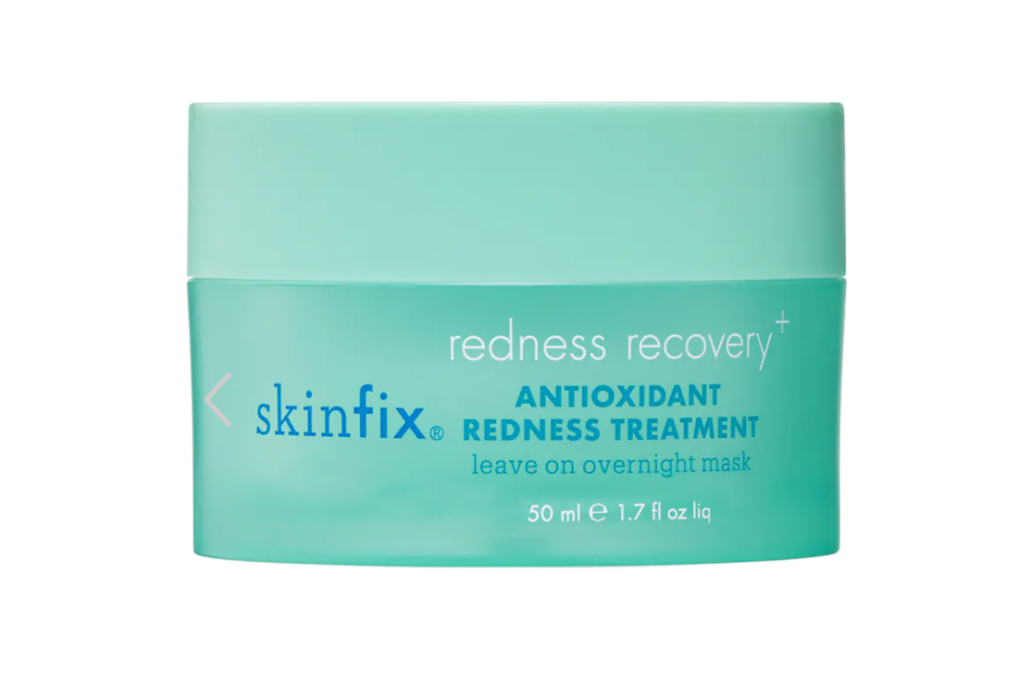 Face mask in a blue jar