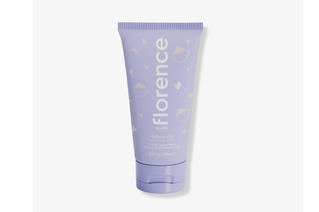 Face mask in a purple tube