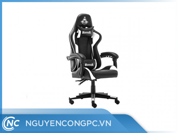 Ghế WARRIOR GAMING CHAIR - Crusader Series - WGC102 Black/White