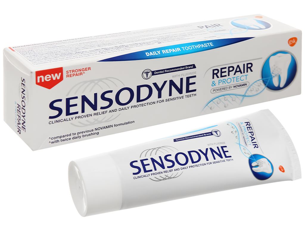 Sensodyne lÃ  dÃ²ng kem ÄÃ¡nh rÄng chuyÃªn chÄm sÃ³c cho rÄng nháº¡y cáº£m