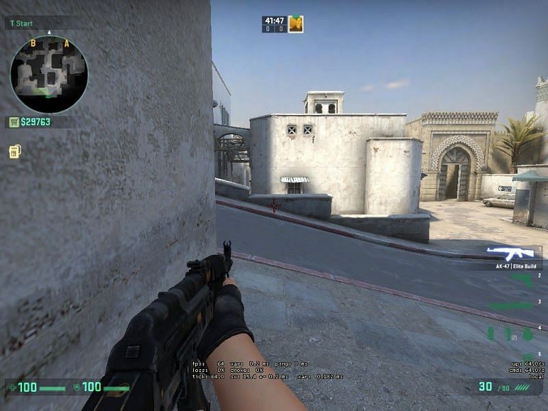 T Spawn corner for A Short smoke