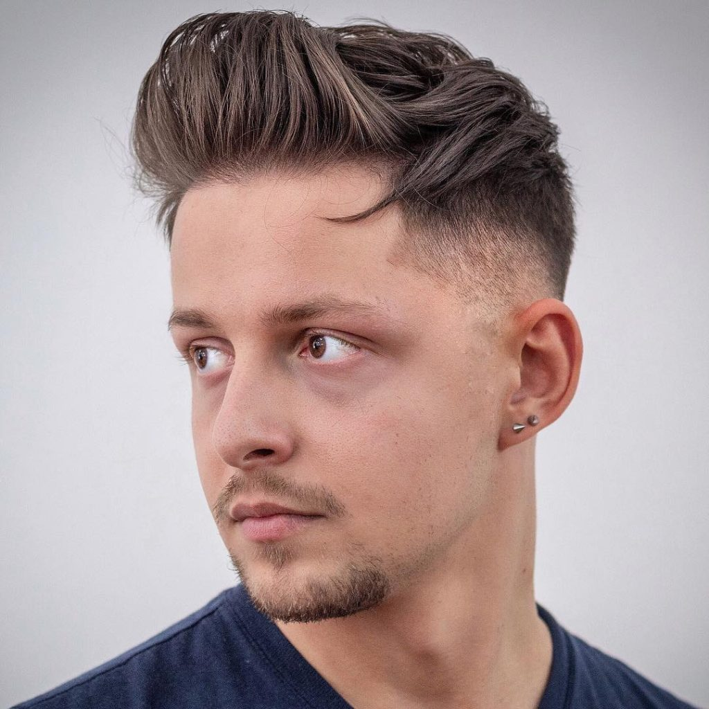 TÃ³c mullet layer káº¿t há»£p Quiff Â cho váº» ngoÃ i cuá»n hÃºt