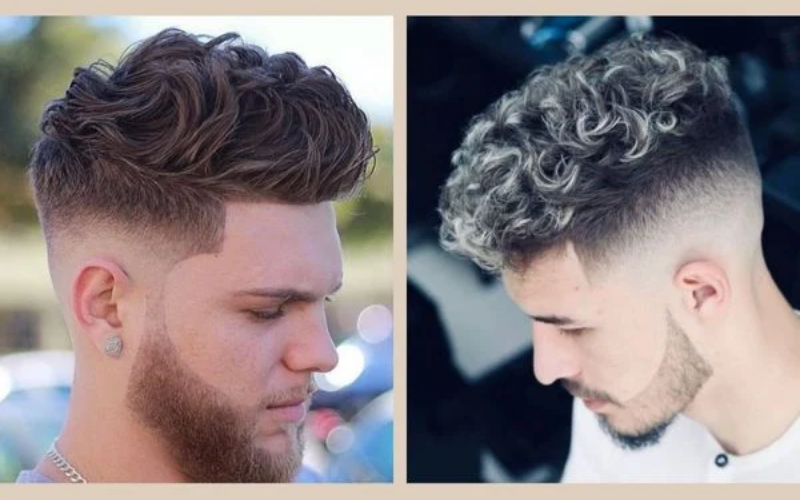 Tóc nam đẹp xoăn ngắn