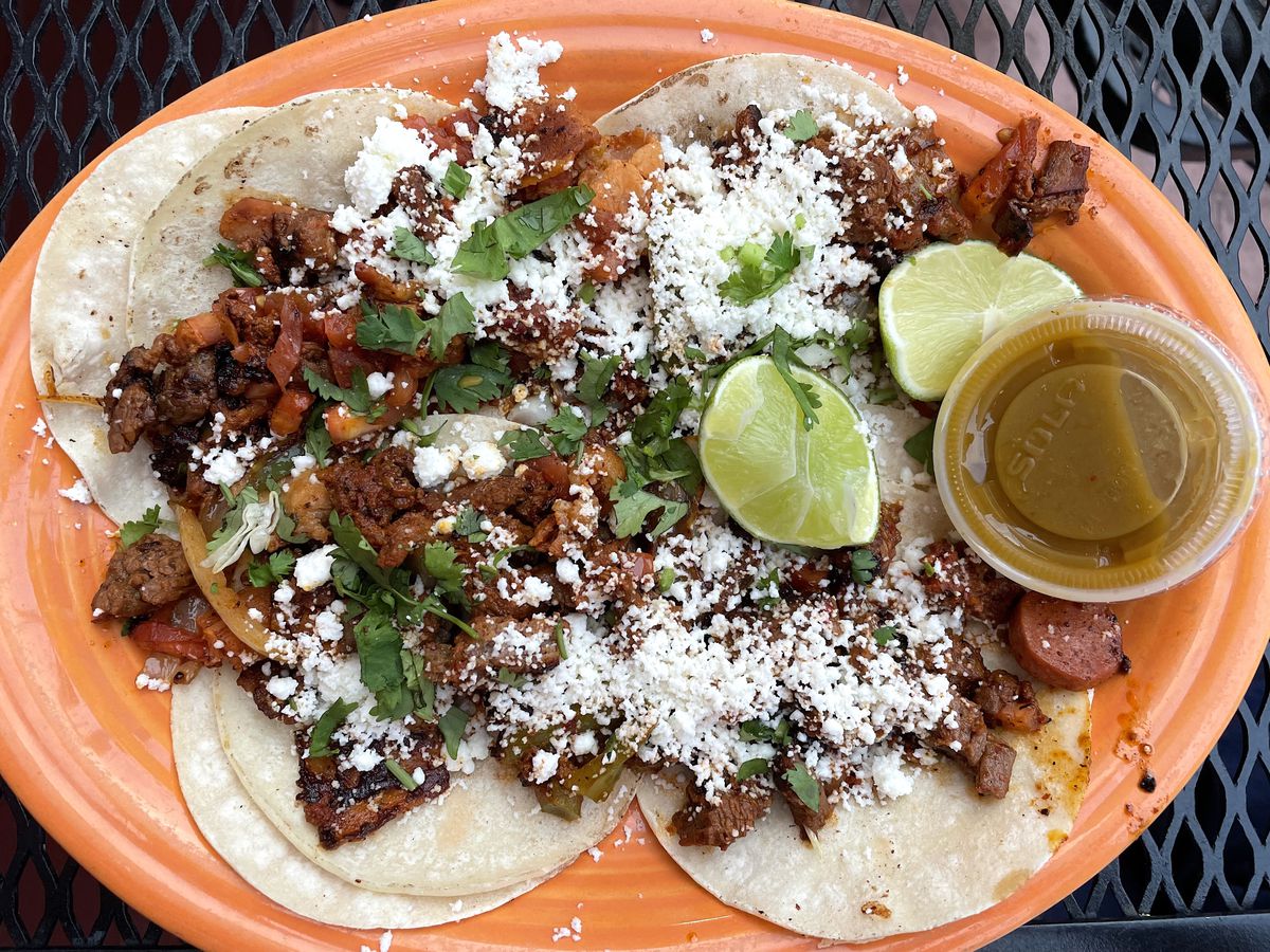 Birria tacos at Kiké's Red Tacos