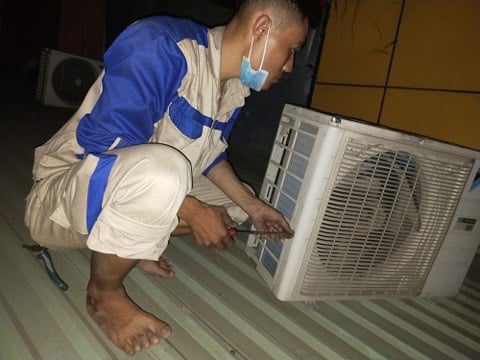 quy trình vá» sinh Äiá»u hòa máy lạnh