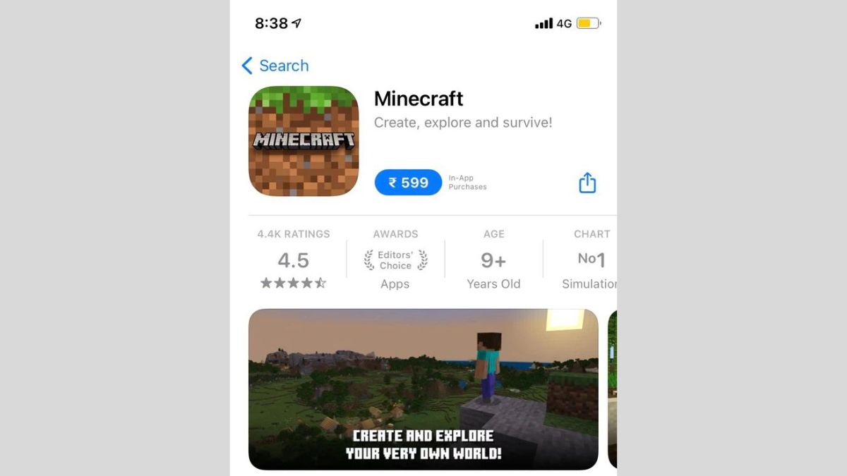 Táº£i Minecraft PE trÃªn iOS